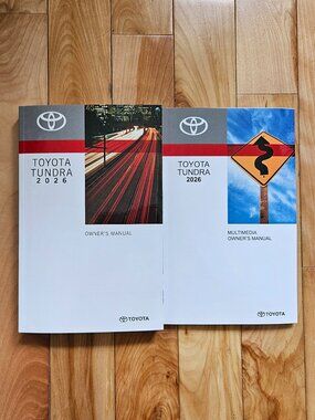 2026 TOYOTA TUNDRA Owner's Manual & Multimedia   Includes owne